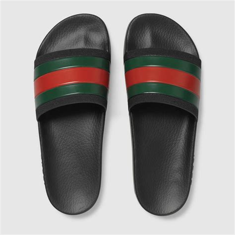 mens gucci skides|gucci slides men price.